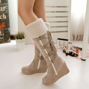 Orthopedic Winter Boots with Arch Support for Women Stylish Warm Wedge Shoes 0