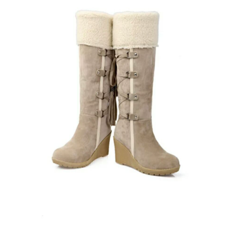 Orthopedic Winter Boots with Arch Support for Women Stylish Warm Wedge Shoes 2