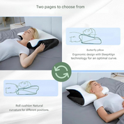 Poduszka Ortopedyczna do Spania, Ergonomiczna Poduszka Pamięciowa na Bok, Ulga w Bólu Szyi, Wsparcie Kręgosłupa 6