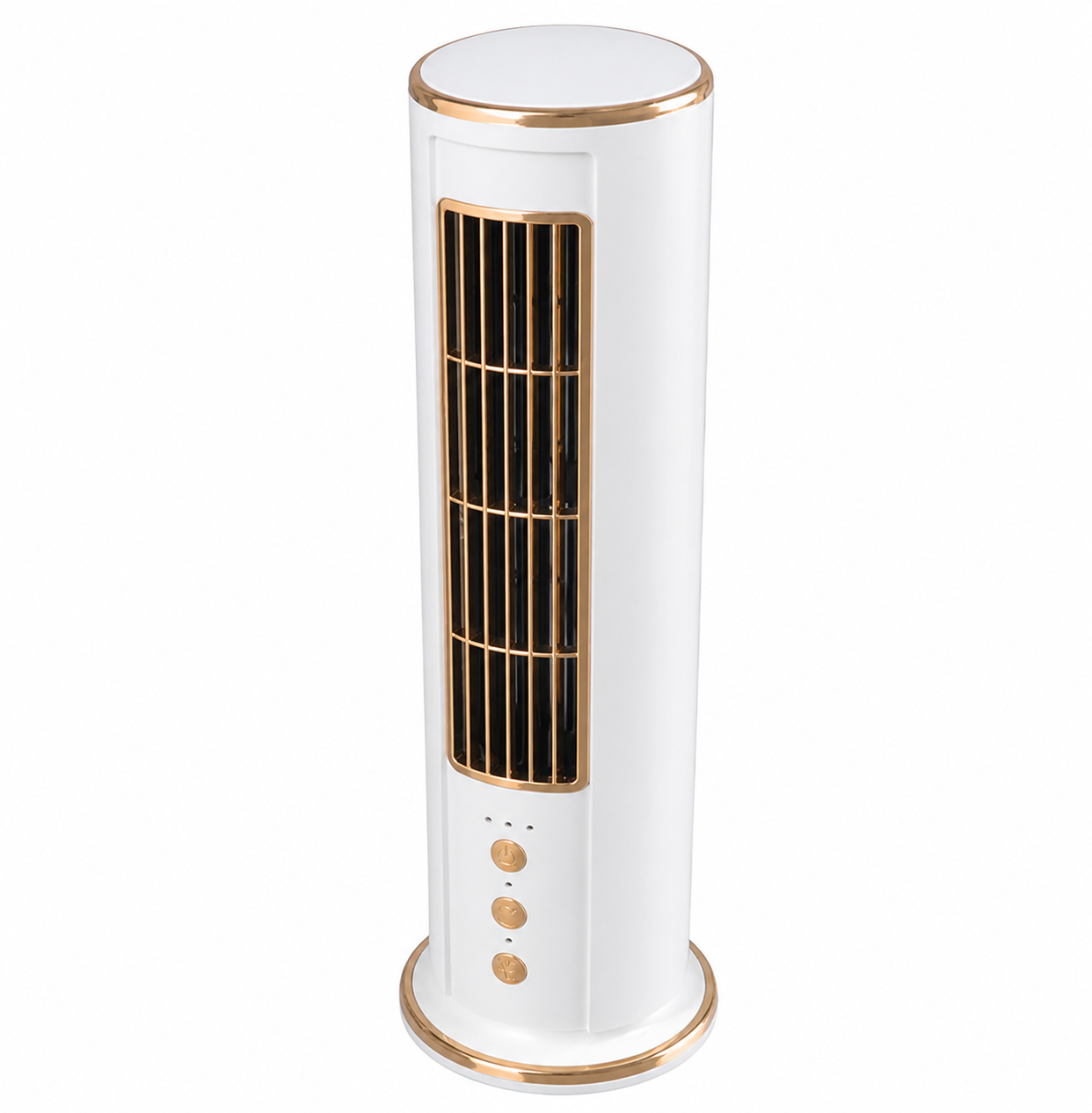 Sleekwhitetowerfanwithgoldaccents.png