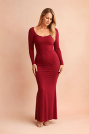 SANTORINI | Sukienka maxi slim