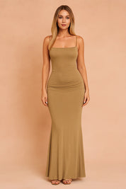 SANTORINI | Sukienka maxi slim