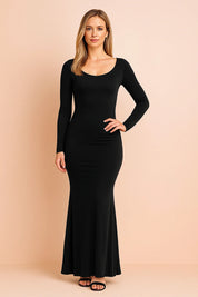 SANTORINI | Sukienka maxi slim
