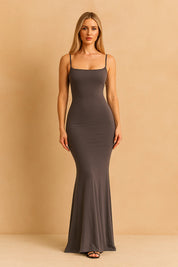 SANTORINI | Sukienka maxi slim