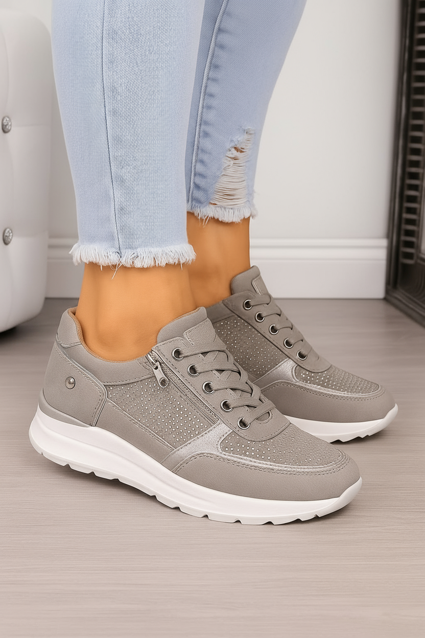 Sneakersy Damskie Ortopedyczne z Zamkiem - Wygodne i Stylowe na Co Dzień 5