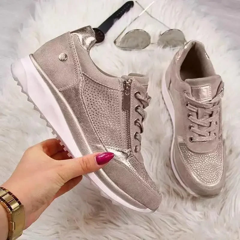 Sneakersy Damskie Ortopedyczne z Zamkiem - Wygodne i Stylowe na Co Dzień 7