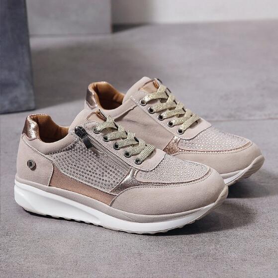 Sneakersy Damskie Ortopedyczne z Zamkiem - Wygodne i Stylowe na Co Dzień 8