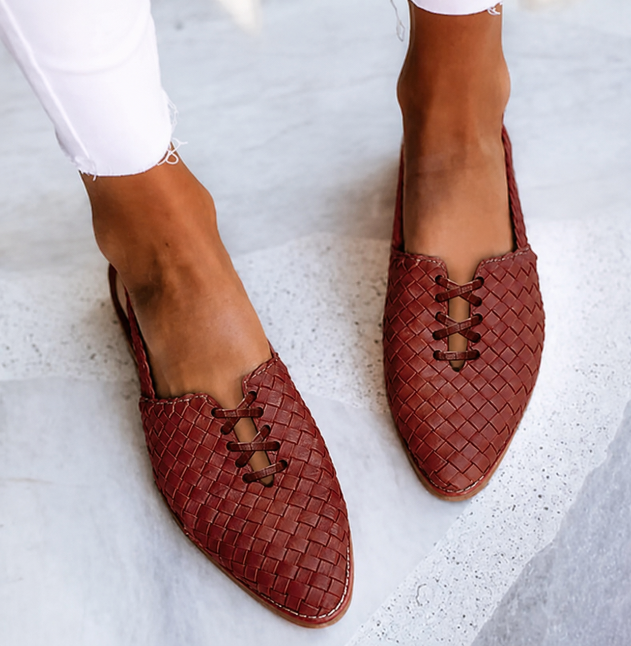 Stylowe Mokasyny Damskie Skórzane na Lato - Wygodne i Eleganckie Mokasyny Damskie do Codziennych Stylizacji