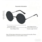 Stylowe Okrągłe Okulary Przeciwsłoneczne Unisex w Czerwonym i Żółtym Kolorze - Modny Design i Ochrona UV 5