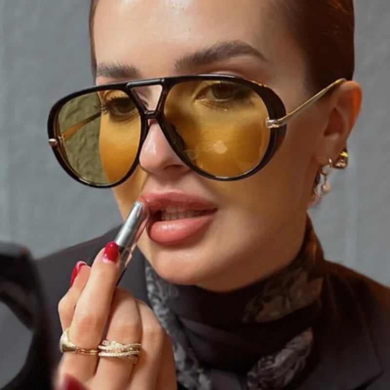 Stylowe Okulary Przeciwsłoneczne Damskie - Eleganckie i Modne Ochrona UV 0
