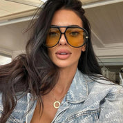 Stylowe Okulary Przeciwsłoneczne Damskie - Eleganckie i Modne Ochrona UV 3