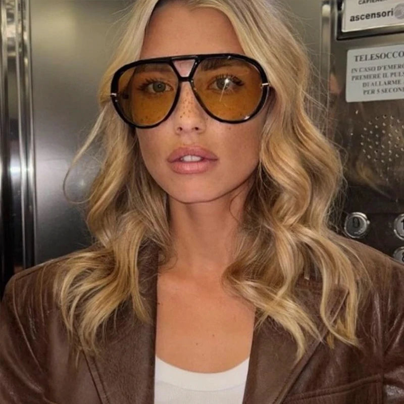 Stylowe Okulary Przeciwsłoneczne Damskie - Eleganckie i Modne Ochrona UV 4