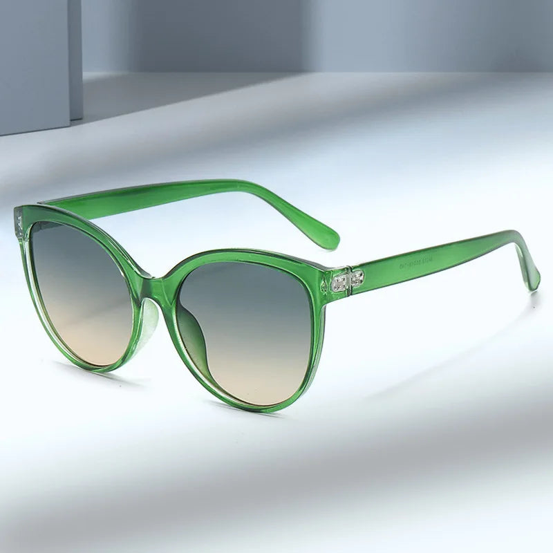 Stylowe Okulary Przeciwsłoneczne Damskie Kocie Oczy z Ochroną UV - Elegancki Dodatek na Słoneczne Dni 1