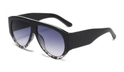 Stylowe Okulary Przeciwsłoneczne Damskie Pilotki z Dużymi Oprawkami - Modny Design i Ochrona UV 10