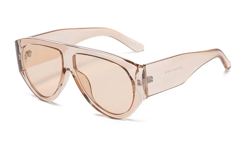 Stylowe Okulary Przeciwsłoneczne Damskie Pilotki z Dużymi Oprawkami - Modny Design i Ochrona UV 13