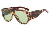 Stylowe Okulary Przeciwsłoneczne Damskie Pilotki z Dużymi Oprawkami - Modny Design i Ochrona UV 14