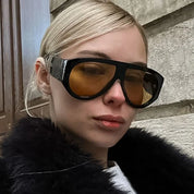 Stylowe Okulary Przeciwsłoneczne Damskie Pilotki z Dużymi Oprawkami - Modny Design i Ochrona UV 2