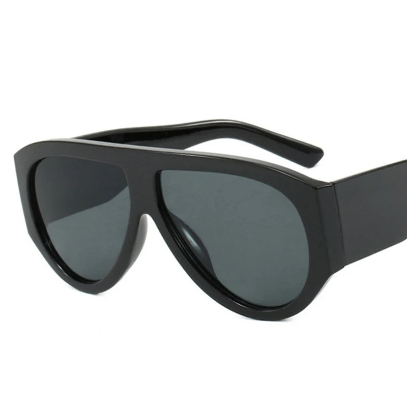 Stylowe Okulary Przeciwsłoneczne Damskie Pilotki z Dużymi Oprawkami - Modny Design i Ochrona UV 5