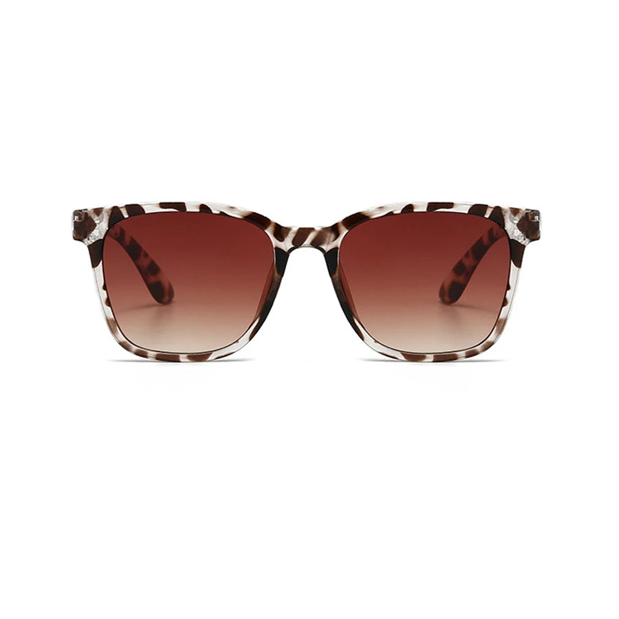 Stylowe Okulary Przeciwsłoneczne Damskie Retro z Kwadratową Oprawką, Ochrona UV, Modny Design 1