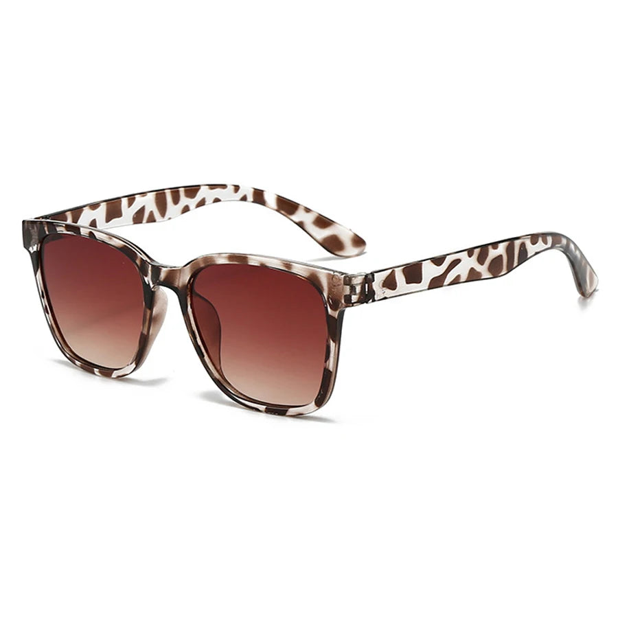 Stylowe Okulary Przeciwsłoneczne Damskie Retro z Kwadratową Oprawką, Ochrona UV, Modny Design 2