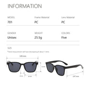Stylowe Okulary Przeciwsłoneczne Damskie Retro z Kwadratową Oprawką, Ochrona UV, Modny Design 5