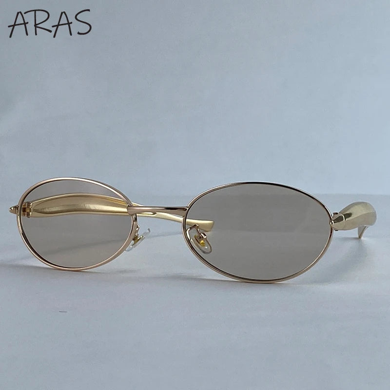 Stylowe Owalne Okulary Przeciwsłoneczne Damskie w Stylu Vintage - Elegancka Ochrona i Wyjątkowy Design 6