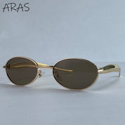 Stylowe Owalne Okulary Przeciwsłoneczne Damskie w Stylu Vintage - Elegancka Ochrona i Wyjątkowy Design 7