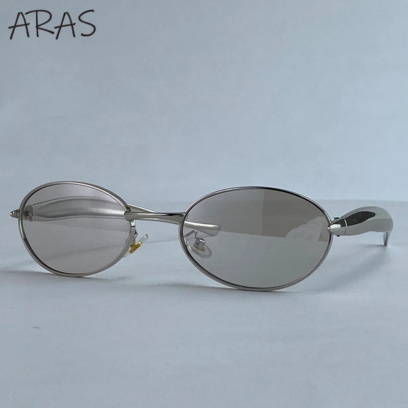Stylowe Owalne Okulary Przeciwsłoneczne Damskie w Stylu Vintage - Elegancka Ochrona i Wyjątkowy Design 8