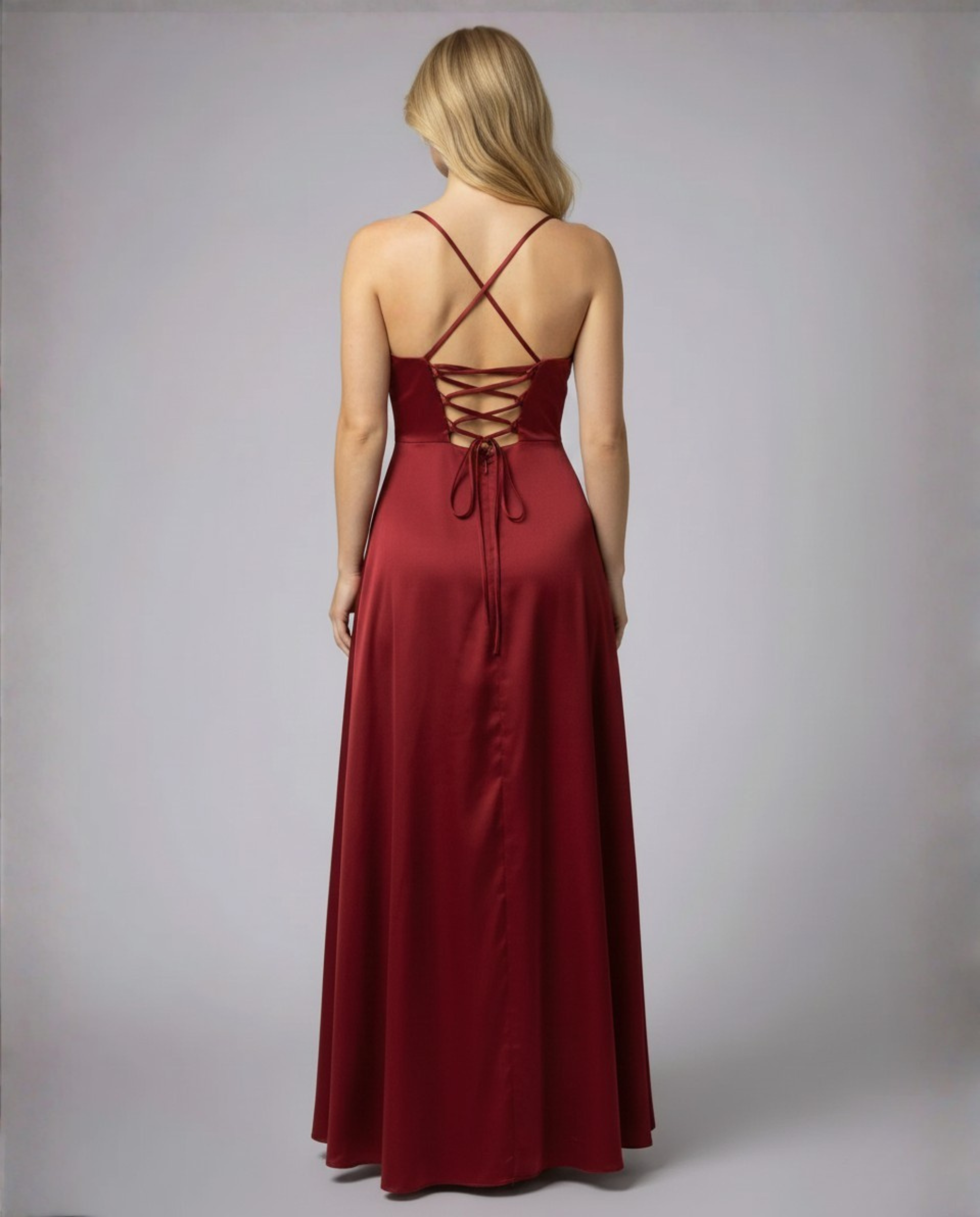 Sukienka Maxi na Wesele z Rozcięciem - Elegancka Sukienka Letnia Maxi na Lato dla Kobiet 1