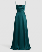 Sukienka Maxi na Wesele z Rozcięciem - Elegancka Sukienka Letnia Maxi na Lato dla Kobiet 4
