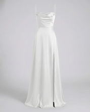 Sukienka Maxi na Wesele z Rozcięciem - Elegancka Sukienka Letnia Maxi na Lato dla Kobiet 9