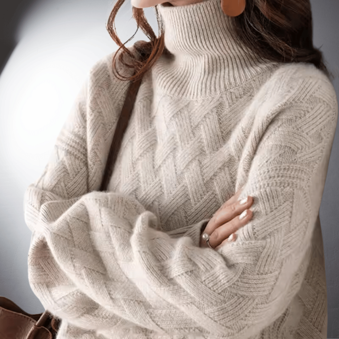 Sweter Oversize Damski Luźny Krój Komfortowy Styl na Co Dzień 1