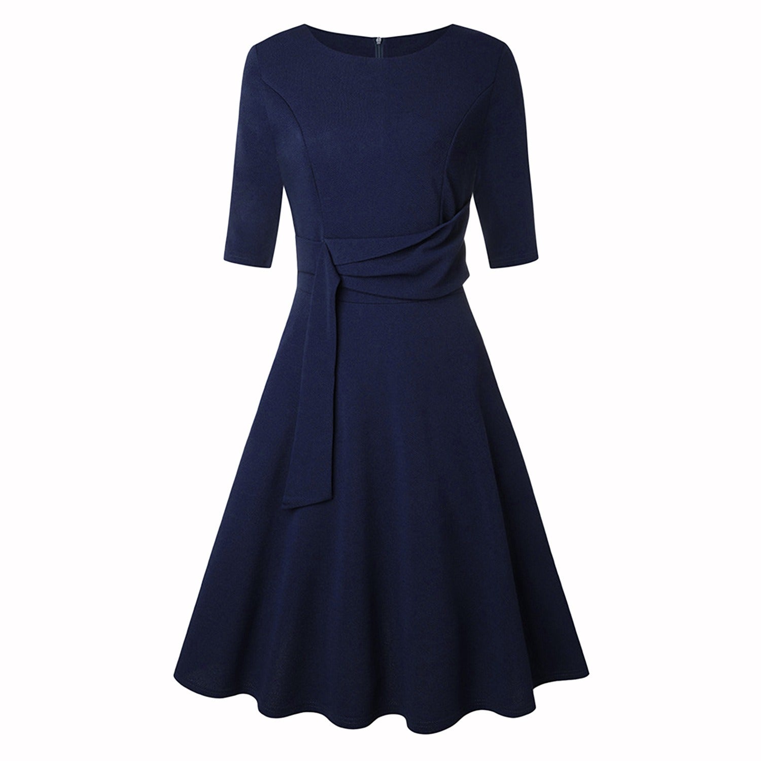 VIOLET | Elegancka sukienka midi z kokardą