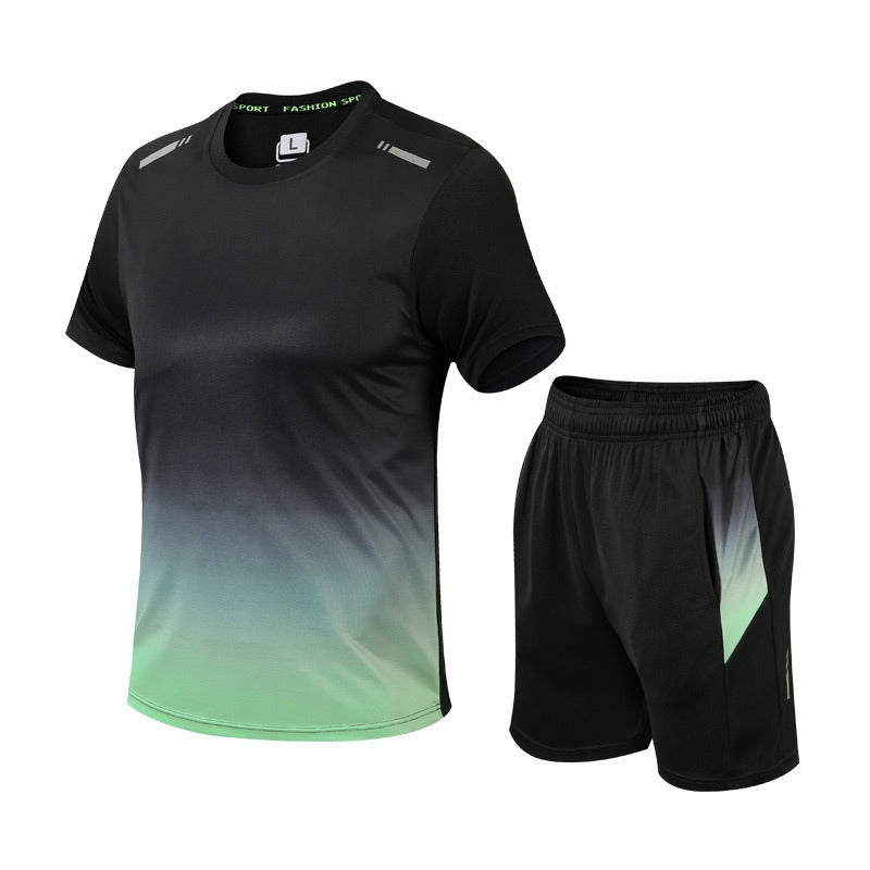 Odzież Sportowa Męska Zestaw - Szybkoschnący, Elastyczny, Maksymalna Swoboda Ruchów, Nowoczesny Design