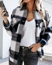 MAXIMA | Elegancka wiosenna koszula-sweter