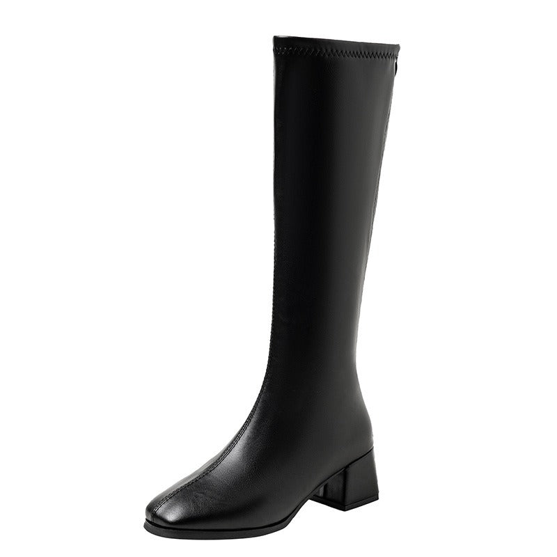 Botki Damskie Retro z Arch Support i Wygodnym Obcasem na Jesień