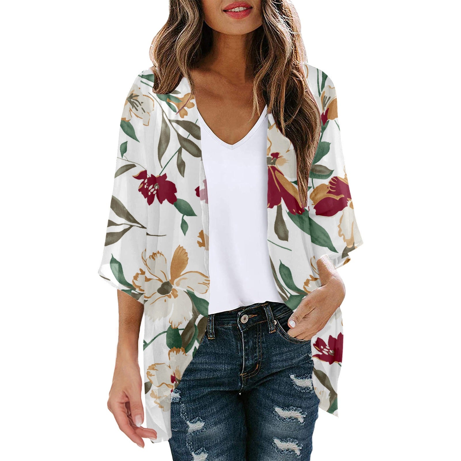 Amiri | Przewiewne damskie kimono z nadrukiem