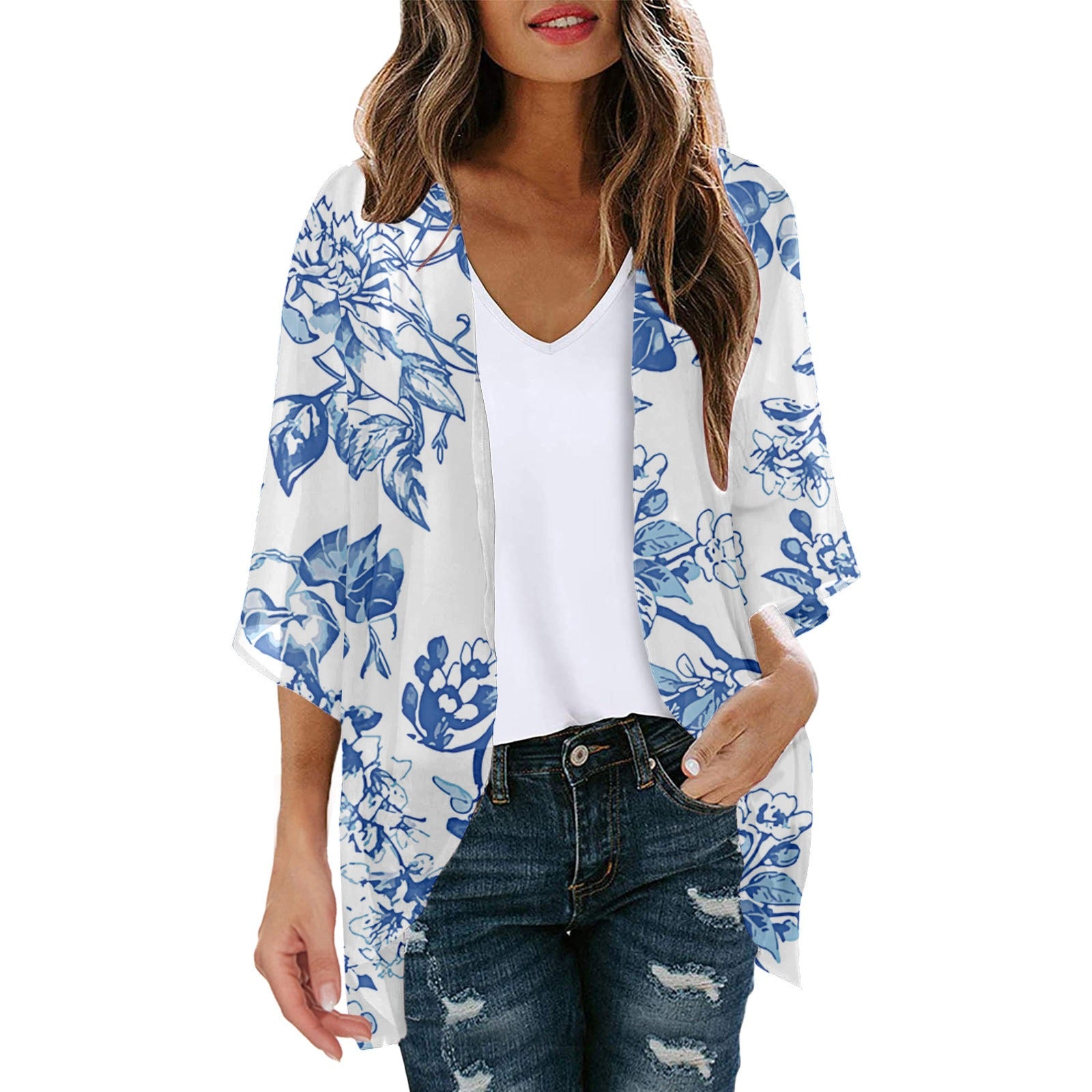 Amiri | Przewiewne damskie kimono z nadrukiem