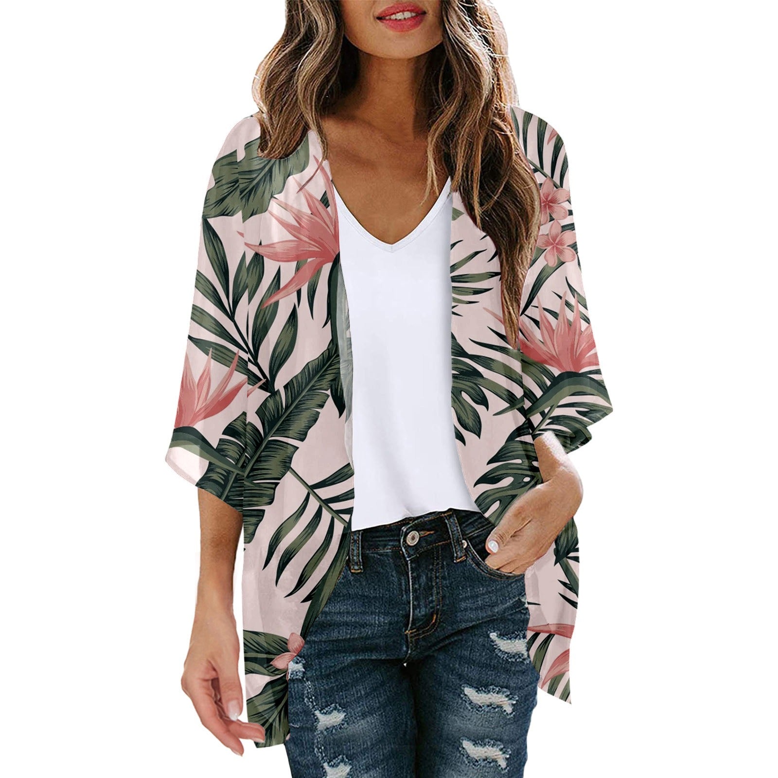 Amiri | Przewiewne damskie kimono z nadrukiem