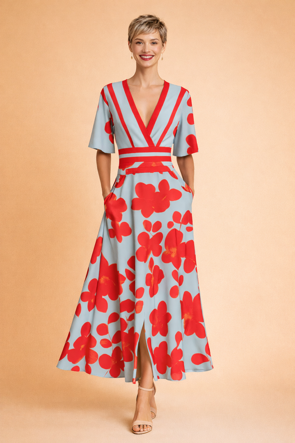 ELEANOR | Ponadczasowa elegancka sukienka maxi