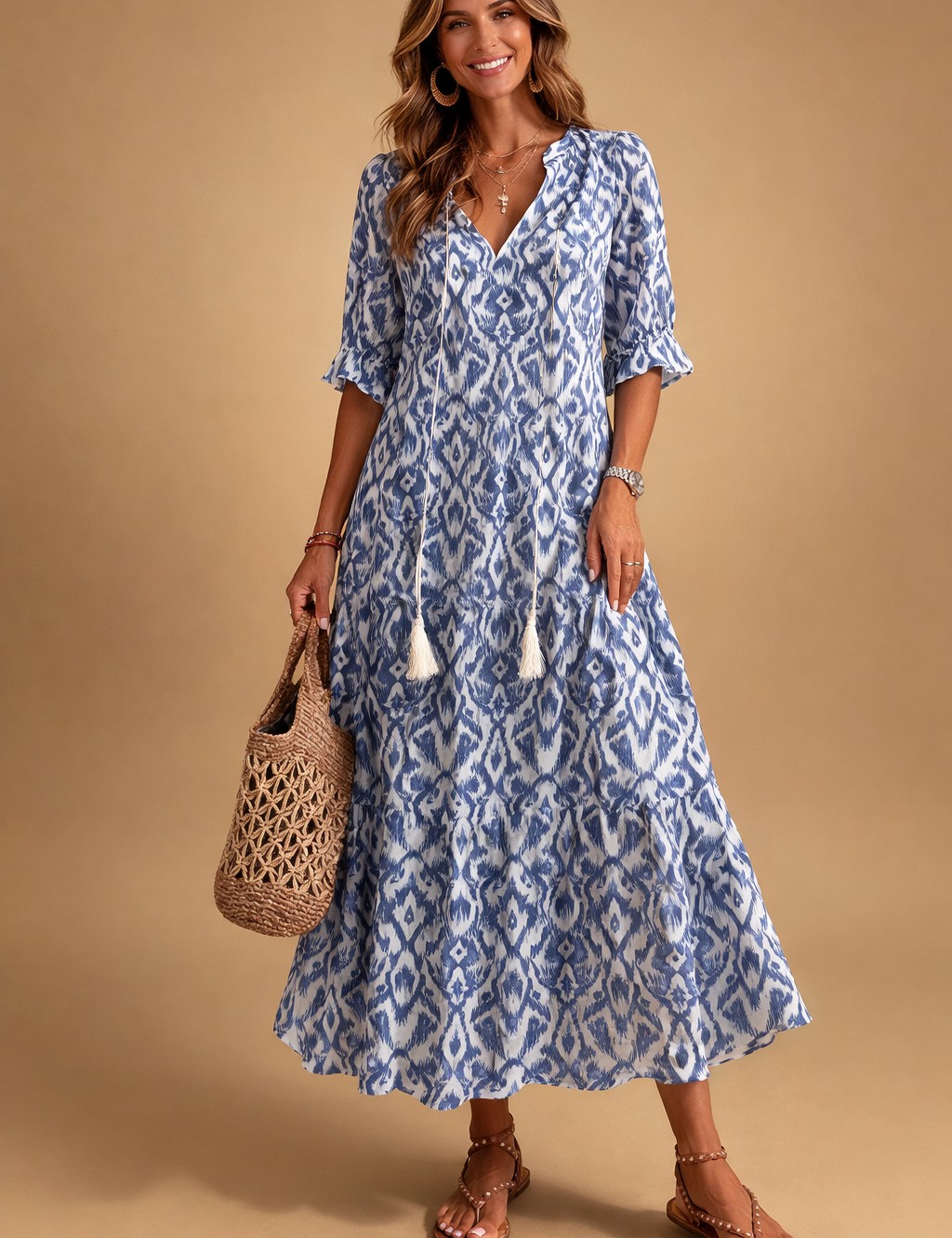 RUBY | Sukienka maxi na lato