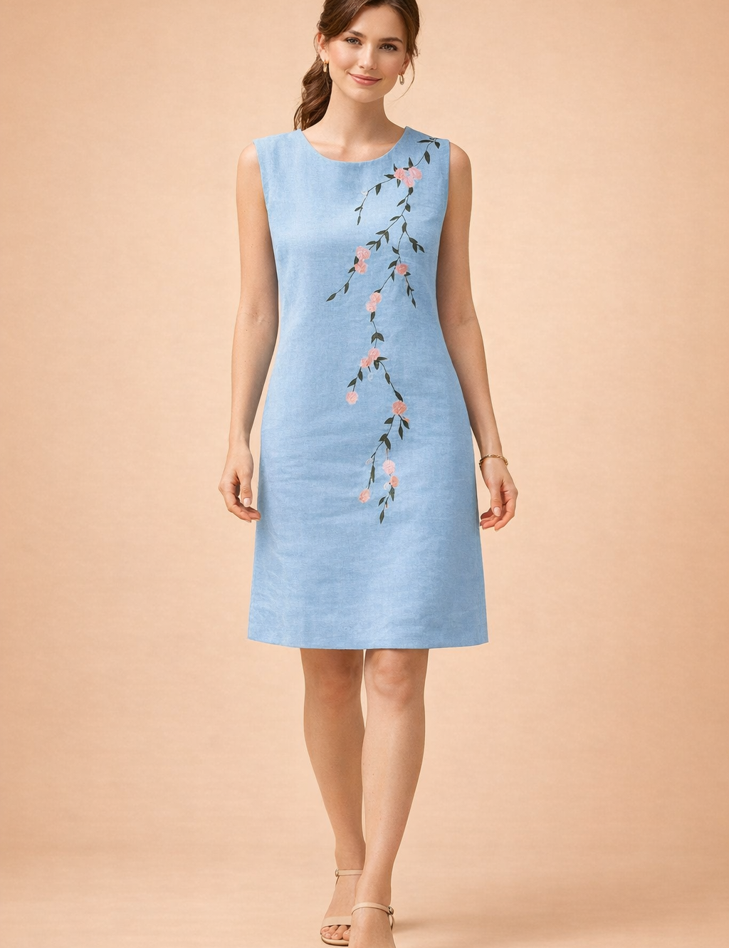 polish-model-light-blue-floral-embroidered-linen-dress-studio-full-body-posed-shot.png