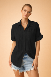 CHARLOTTE | Elegancka koszulka polo z krótkim rękawem