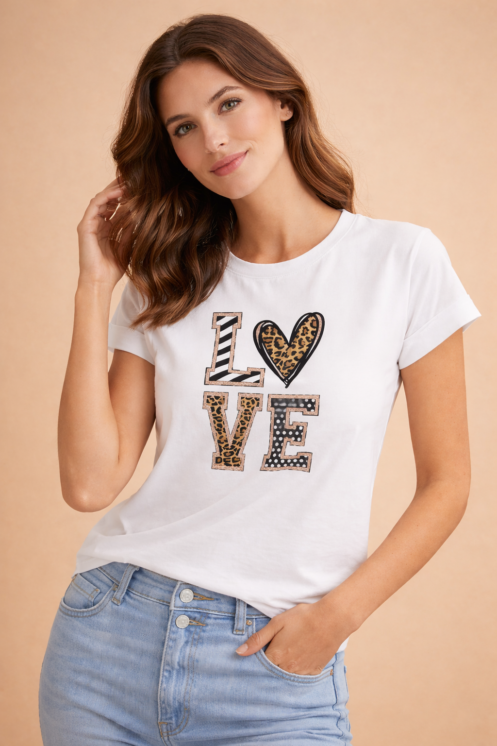 SIENNA | Modny, swobodny T-shirt