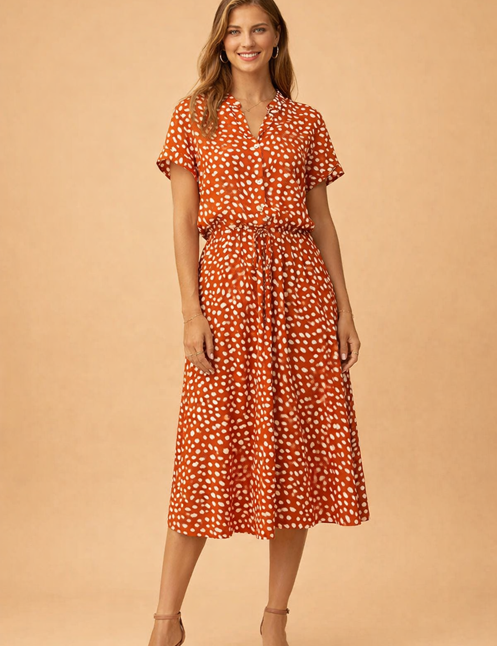 EDEN | Letnia sukienka midi w stylu boho