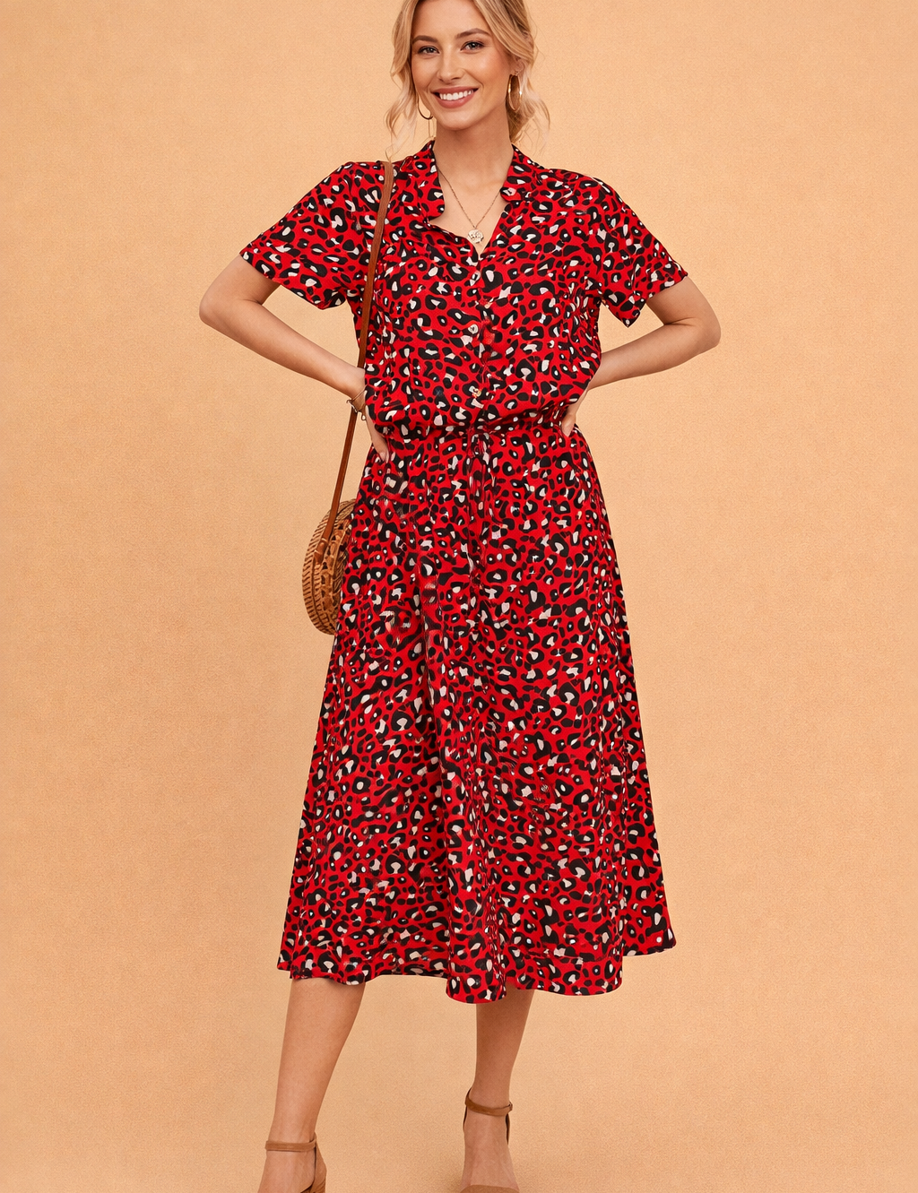 EDEN | Letnia sukienka midi w stylu boho